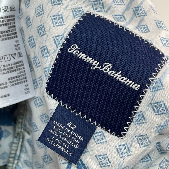 Tommy Bahama Mens 42 Green Bermuda Shorts Outdoor Lyocell Blend 9in Inseam - Picture 5 of 7